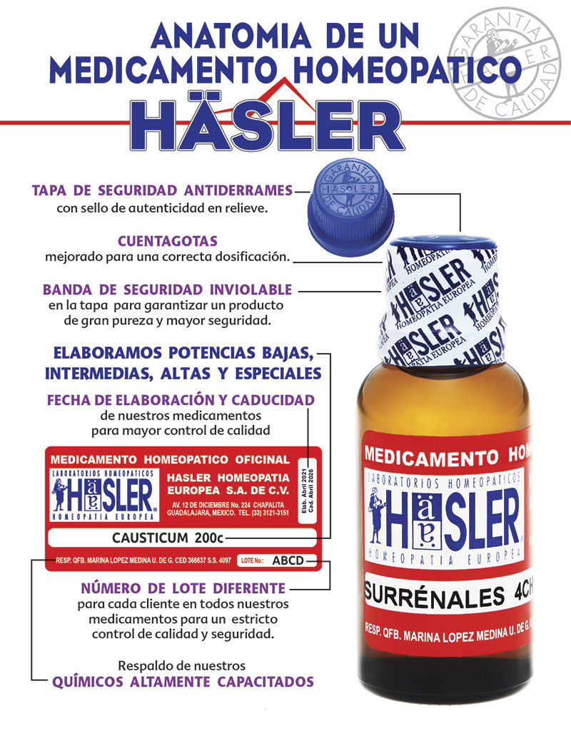 Anatoma de un medicamento homeoptico Hsler